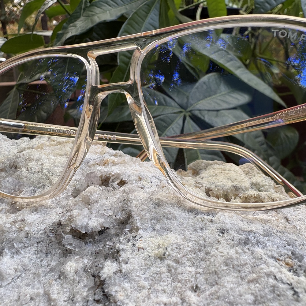 Tom Ford Gold Aviator Glasses